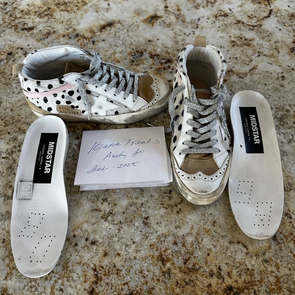 GOLDEN GOOSE MidStar Calf Hair Sneakers - Picture 9 of 9